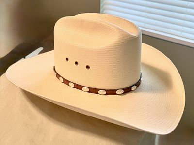 Resistol Straw Cowboy Hat