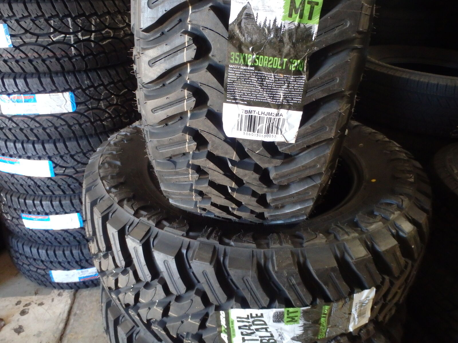 35X12.50R20 ATTERO TRAILBLADE MT SET OF BRAND NEW TIRES