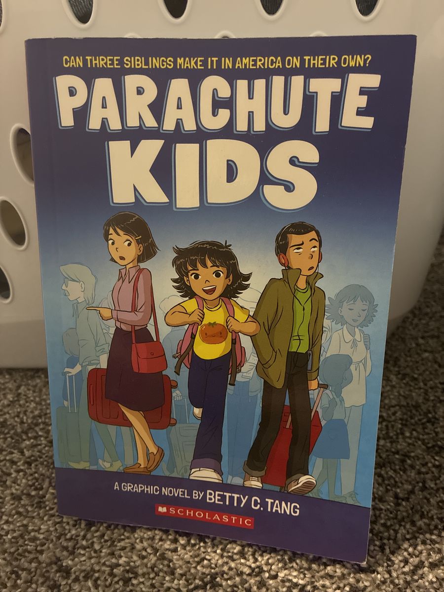 Graphic novel book Parachute Kids by Betty C. Tang