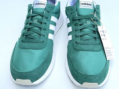 Adidas Run 60s 2.0 Men’s Size 11.5 Green White H00354 Brand New