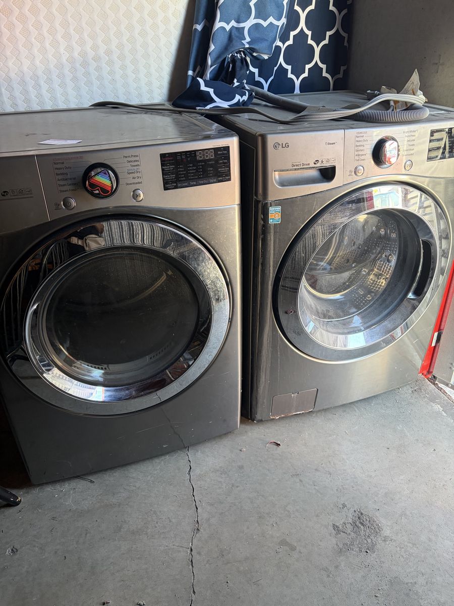 LG washer and dryer
