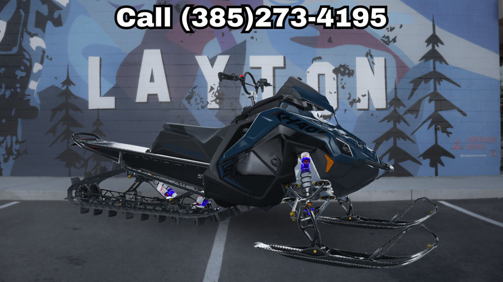 2026 Polaris® Patriot 9R RMK Khaos 165 Gloss Black / Blue Dusk