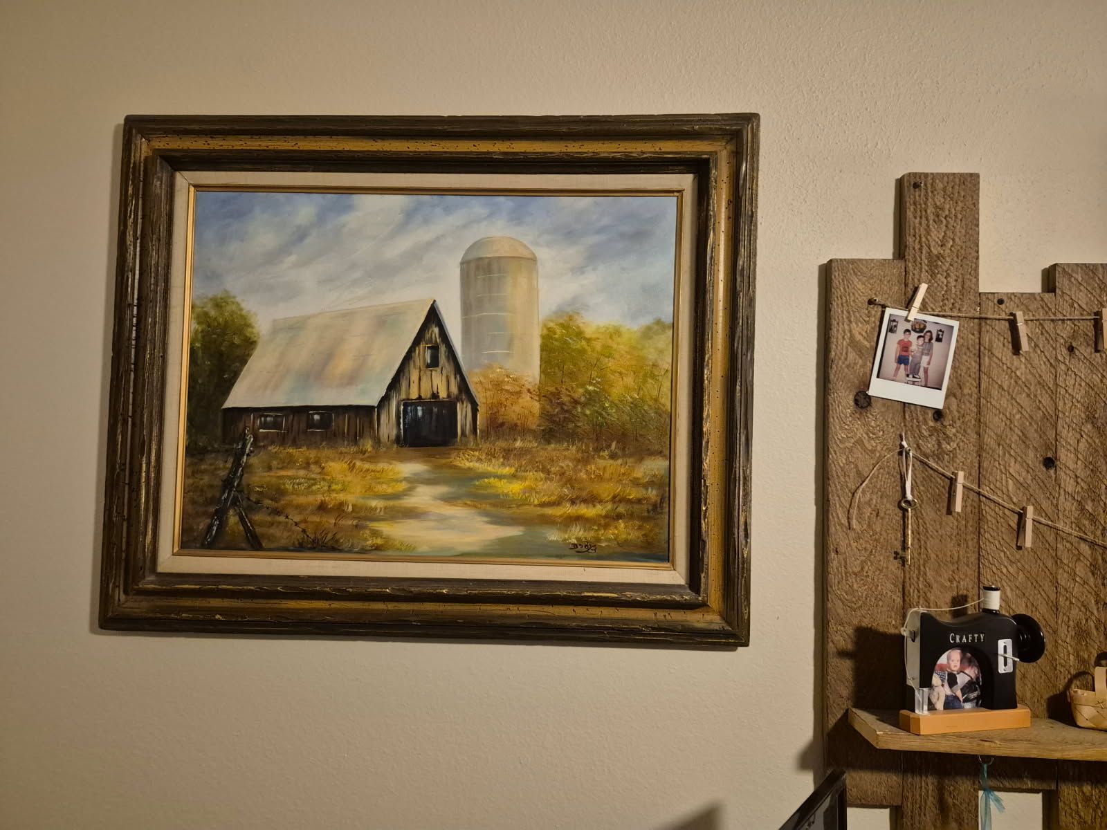 Barn - Italian Oil Painting