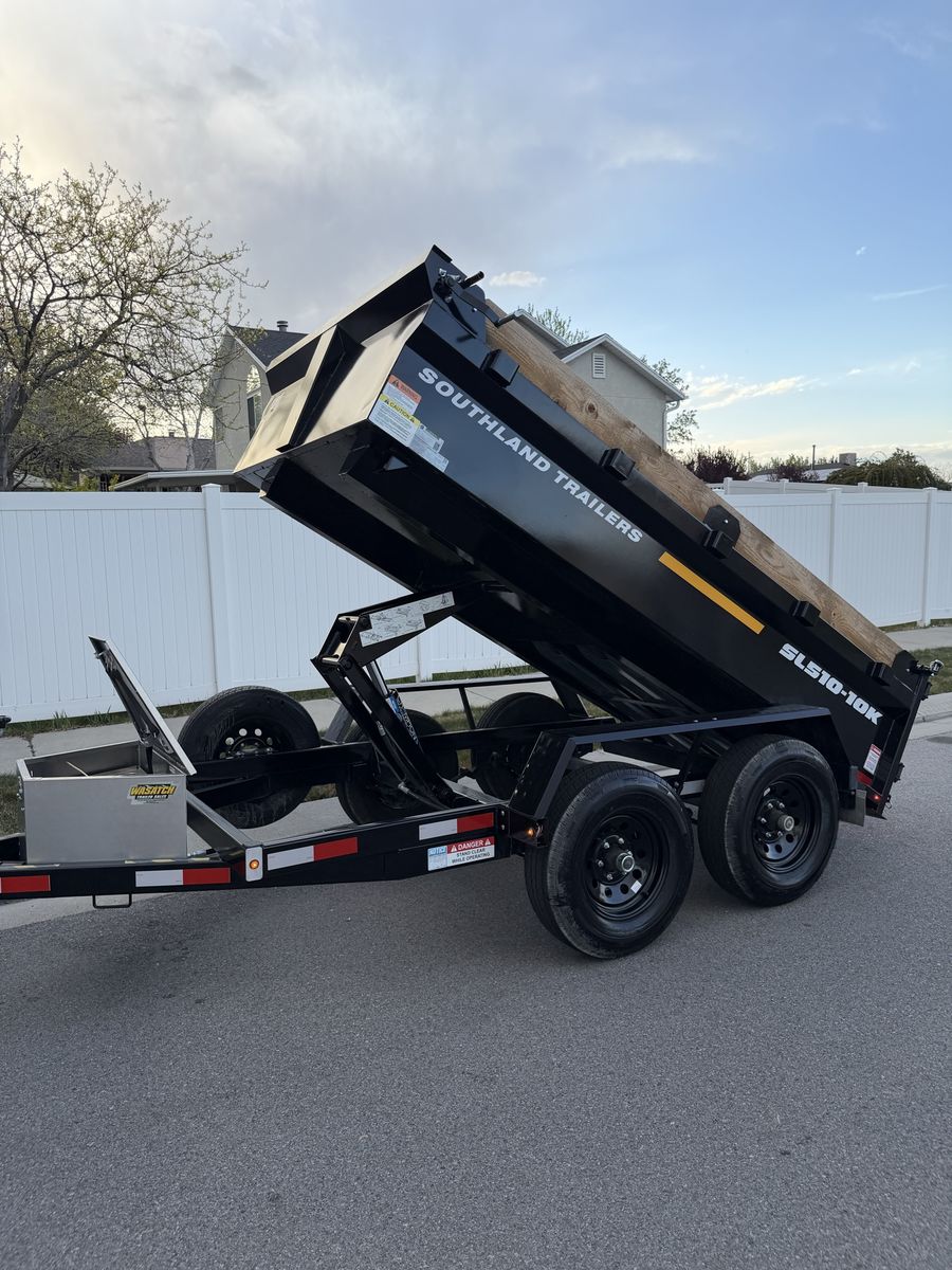 Like New 2026 5x10 Southland Dump Trailer