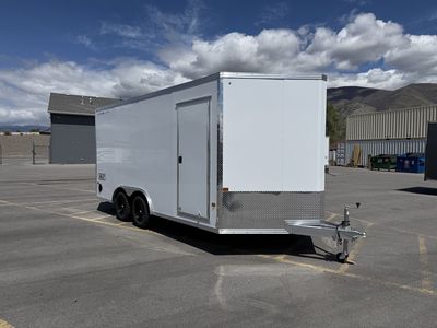 2026 Alcom Competitively Price All-Aluminum Stealth 8.5x16 Car Hauler