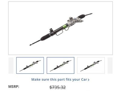 Hydraulic Rack and Pinion Steering Gear GM