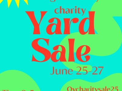 28th ANNUAL CHARITY YARD SALE IN OGDEN VALLEY