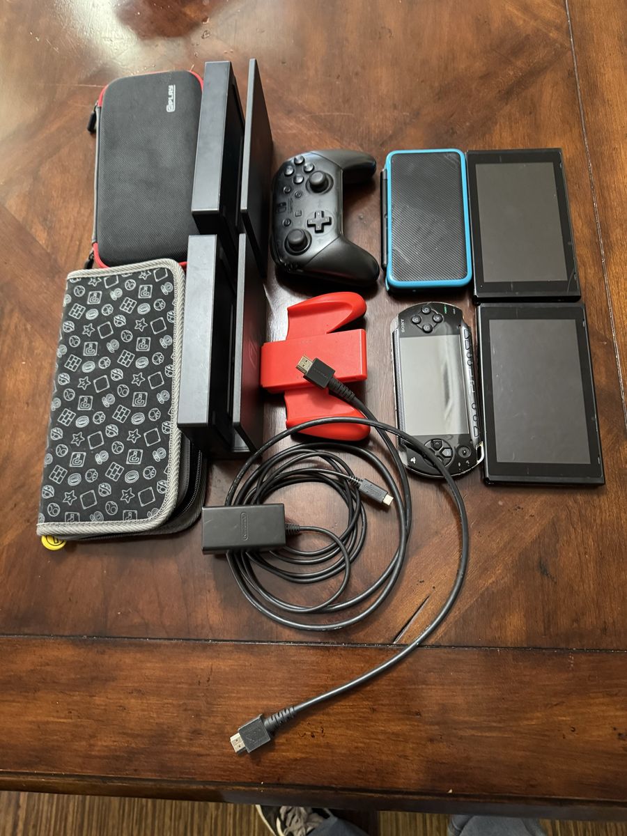 Nintendo Switch and some other accessories