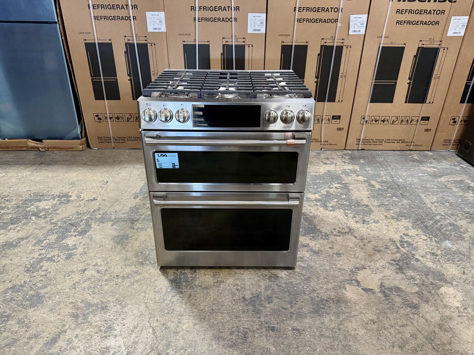 CAFE SLIDE IN DUAL FUEL RANGE