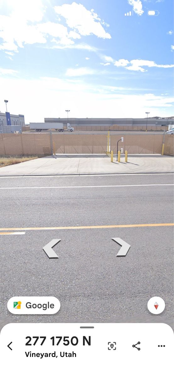 Secure Yard Space for Rent to Park Equipment