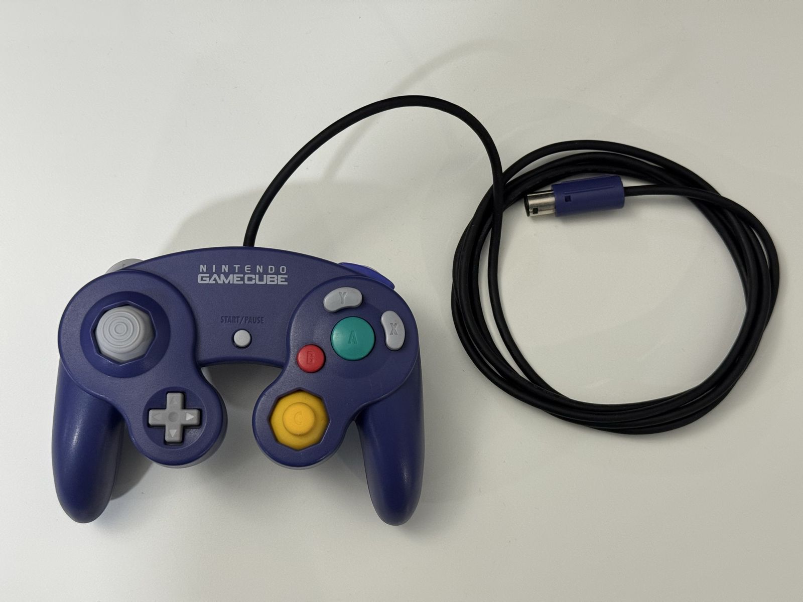 Nintendo Gamecube Controller / Purple Color / Cleaned & Tested