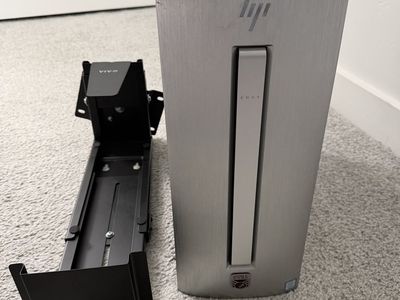 HP Envy Desktop PC Tower with VIVO Under Desk Computer Mount