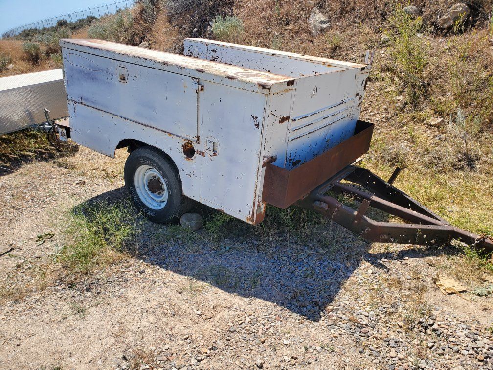 Oakland Utility Trailer with Tool Boxes