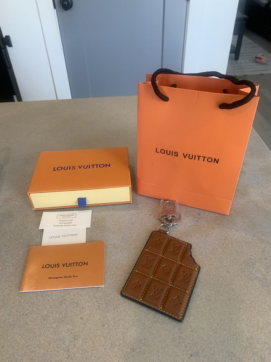 LV Chocolate Bar keychain 