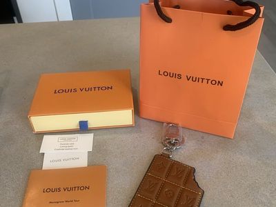 LV Chocolate Bar keychain
