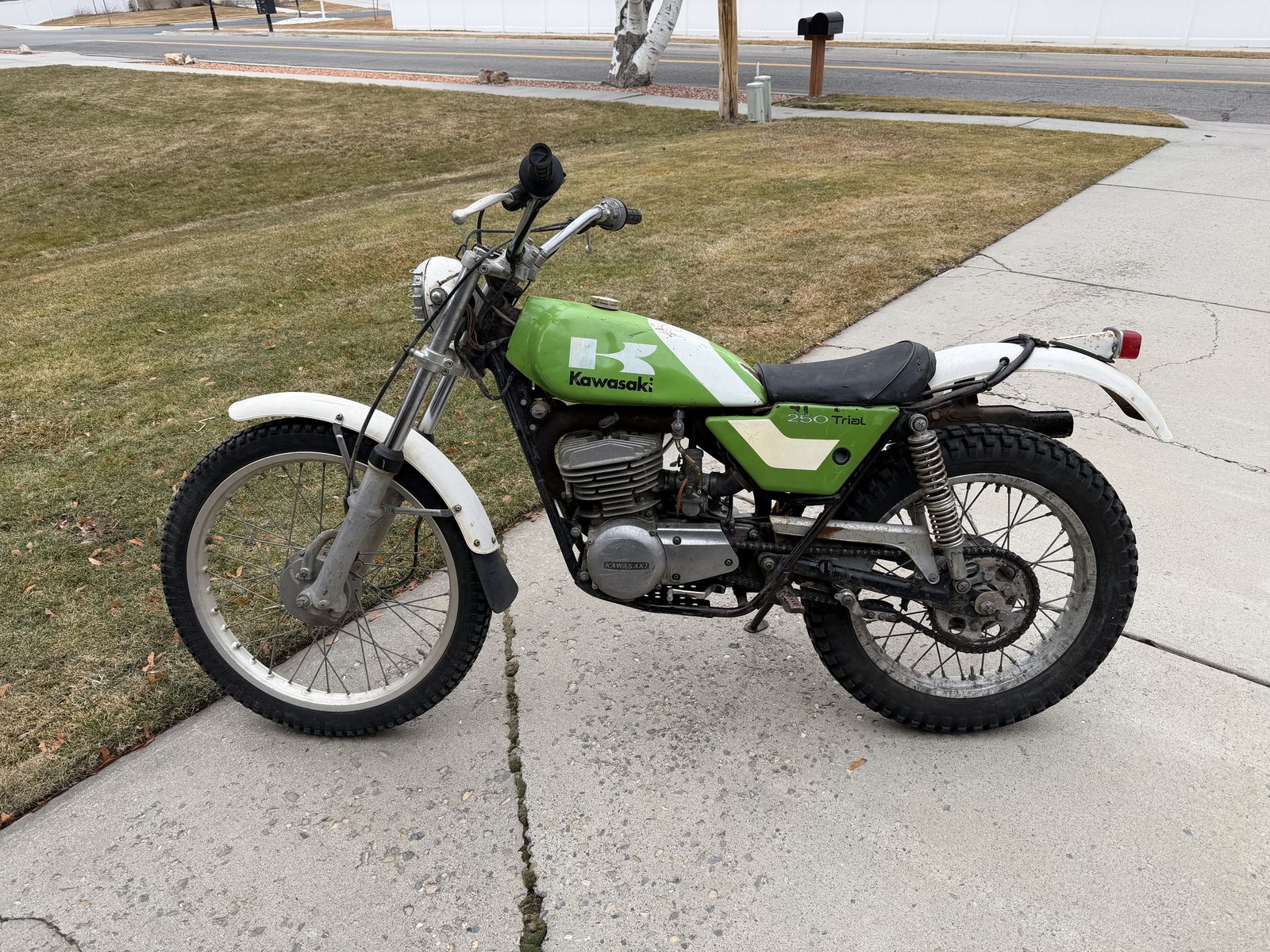Kawasaki 250 Trials Bike