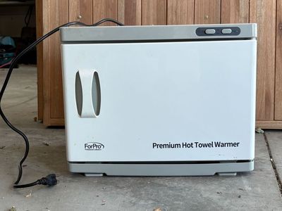 ForPro Premium Hot Towel Warmer Gray with UV and On/Off Switch