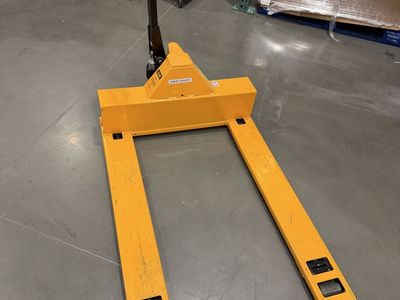 Uline H-1781 Low Profile 4 Way Pallet Truck - 3,300 lbs Load Capacity 3 available