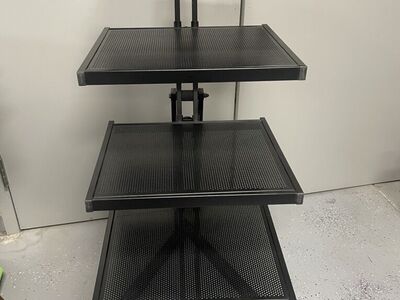 (2) Bell'Oggetti Stereo Component Stand