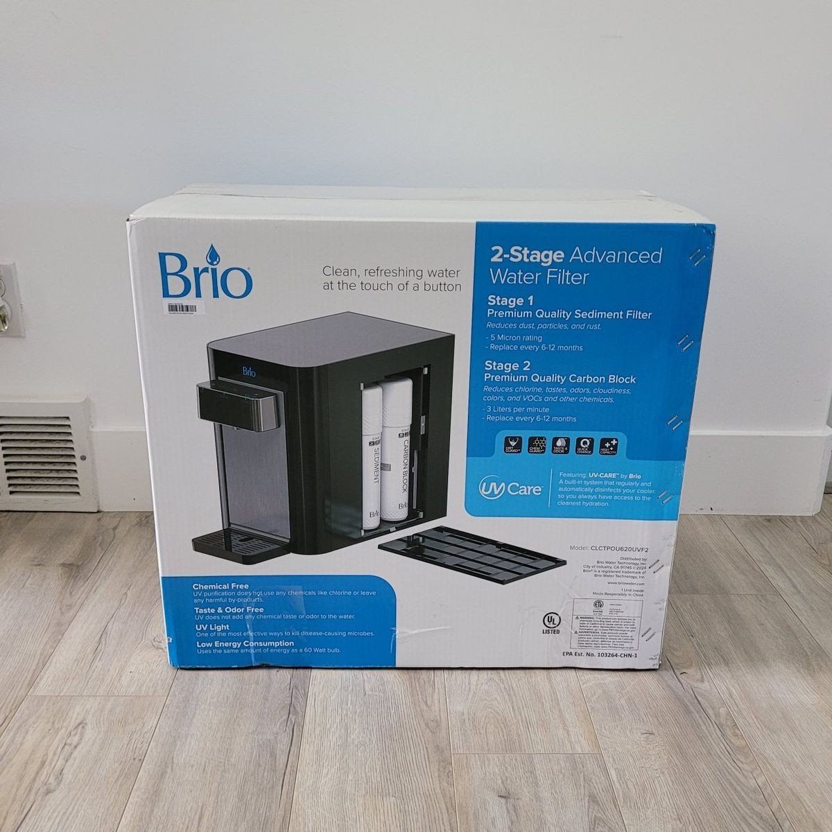 NEW- Brio 2 Stage Countertop Water Dispenser