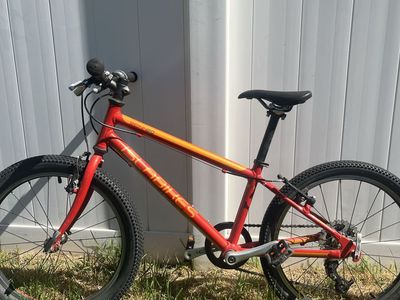 Islabikes Beinn 20 Small Lightweight Kids' Bike - Red/Orange, SRAM 3.0 Comp Shifter
