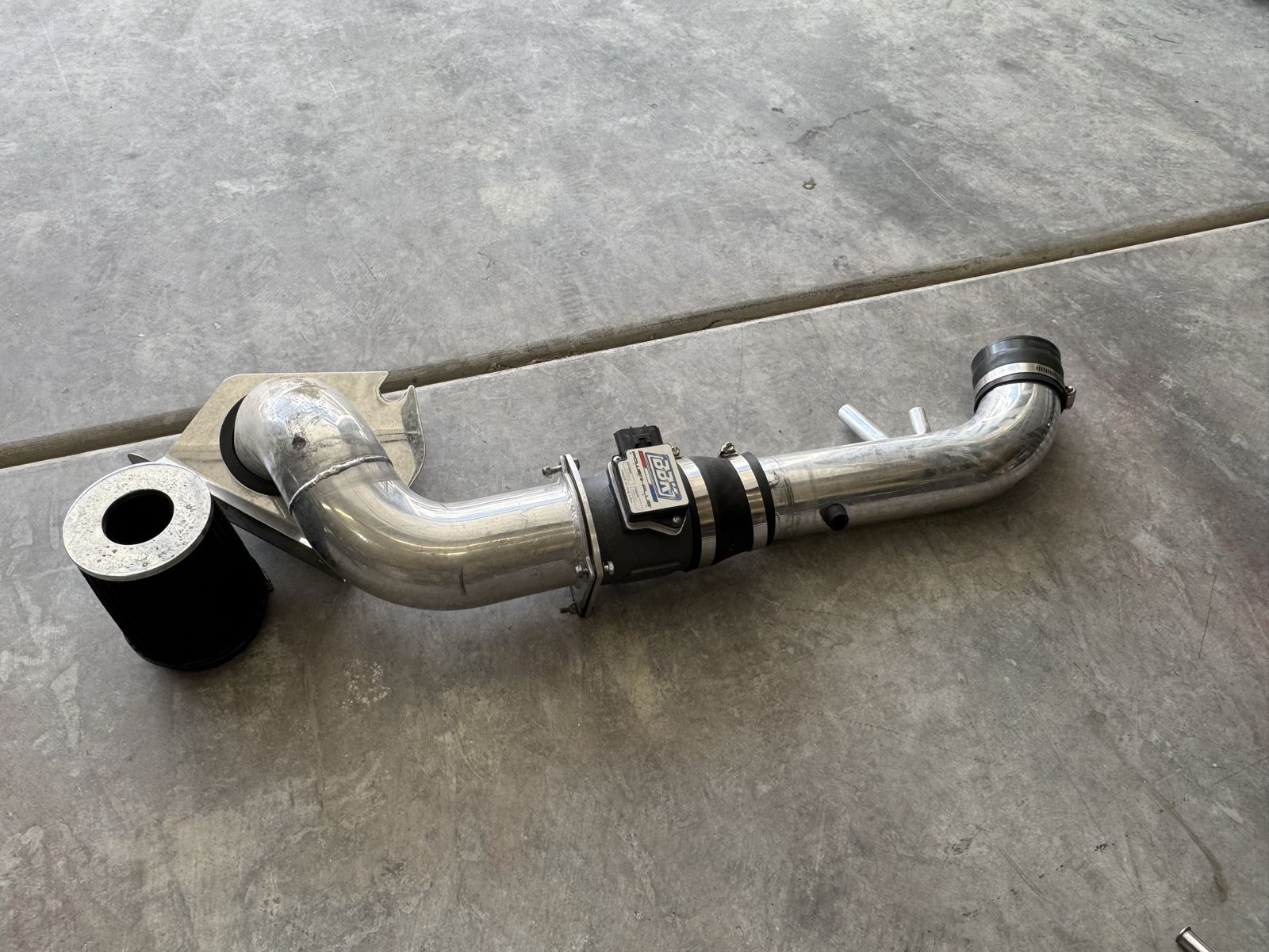 96-04 Mustang GT 4.6 Fenderwell Cold Air Intake Polished Aluminum