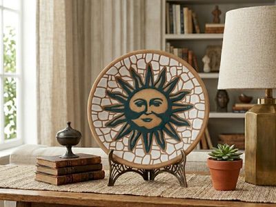 Vintage Mosaic Sun Plate | Bowl