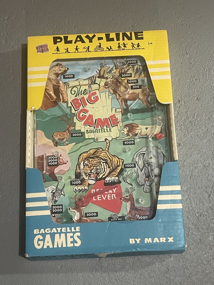Vintage Tabletop pinball-style, “The Big Game”