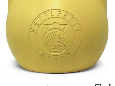Kettlebell Kings 32kg Competition Kettlebell - Yellow (70.5 lbs)