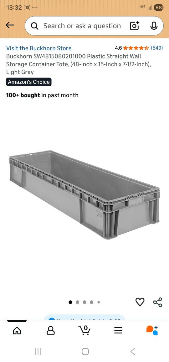 buckhorn storage totes