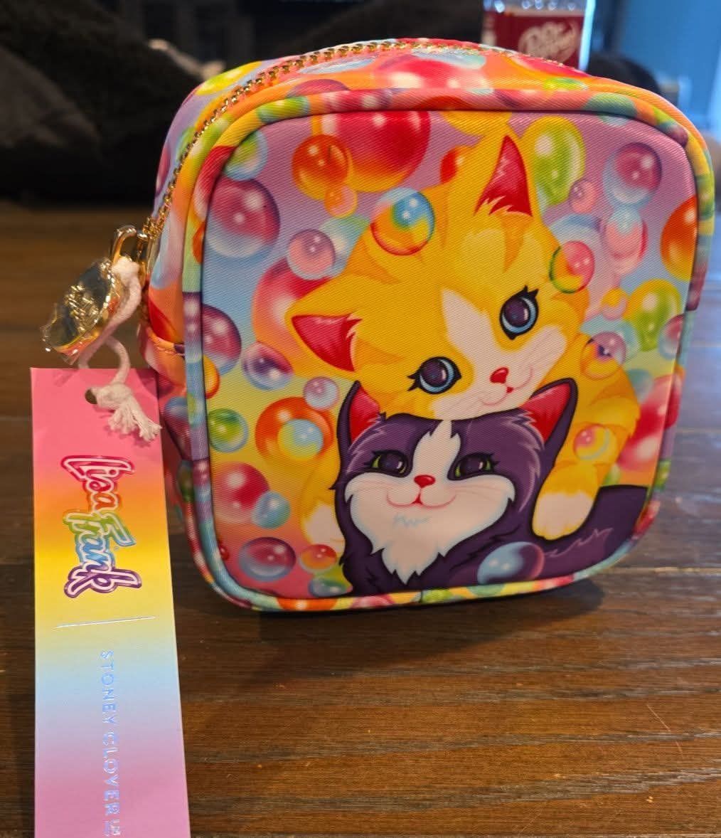 New Lisa Frank Stoney Clover Mini Pouch