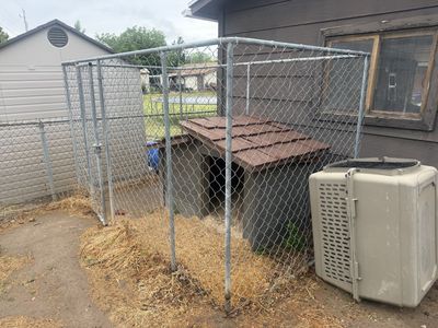 Galvanized Dog Run