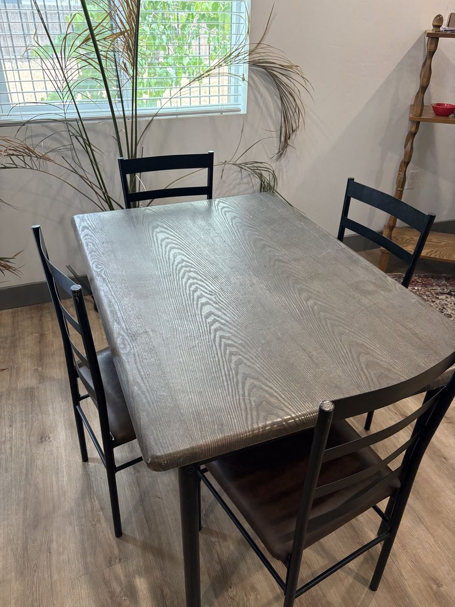 Dining table with 4 chairs