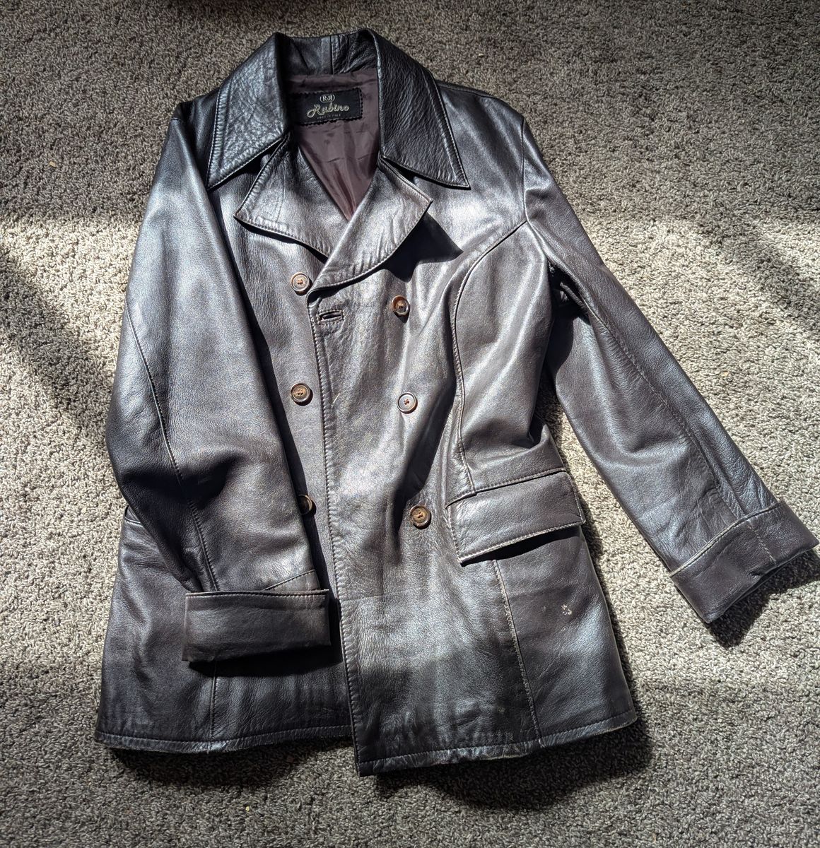 Italian Made Faux Leather Jacket Women's Size Small