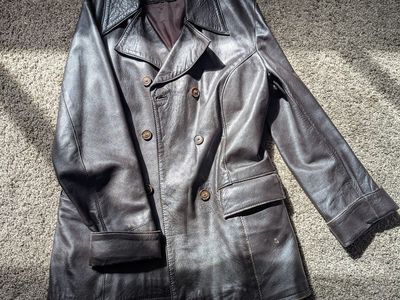 Italian Made Faux Leather Jacket Women's Size Small