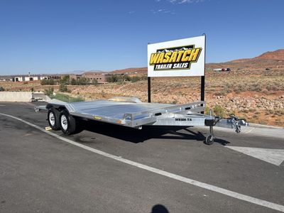 2027 Aluma 18' Aluma Wide Body Aluminum Trailer - Dovetail - Drive Over Fenders