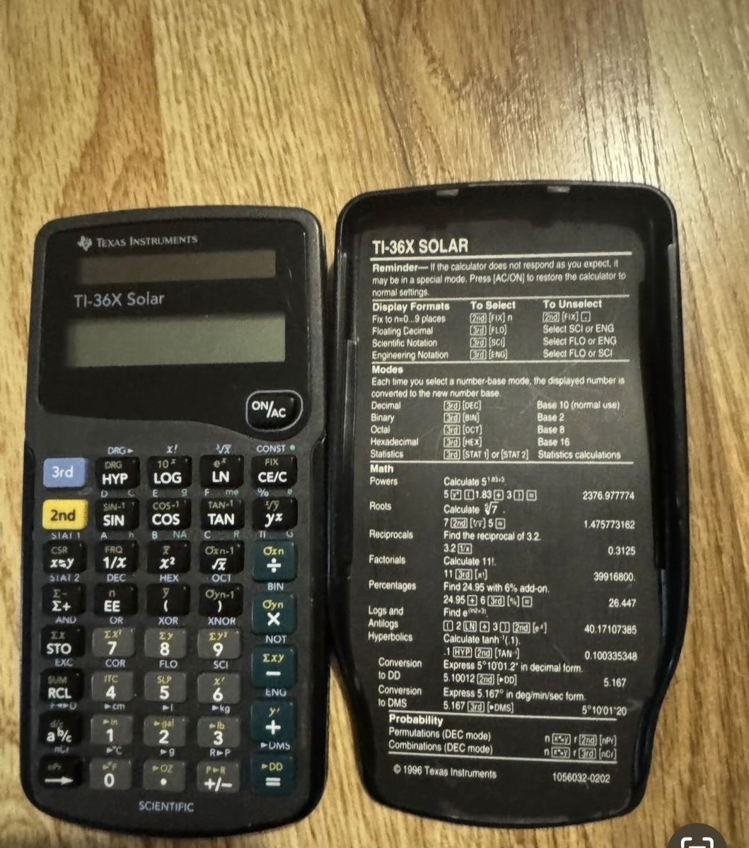 Texas instruments  TI-36X SOLAR