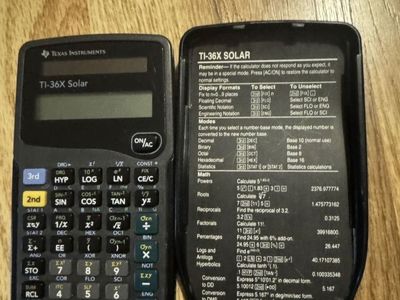 Texas instruments TI-36X SOLAR