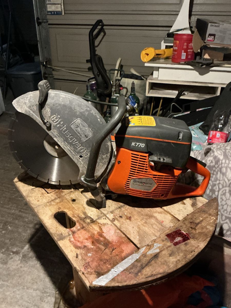 K770 Husqvarna concrete saw