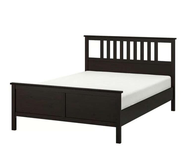 Almost New Ikea King Hemnes Bed W Slats
