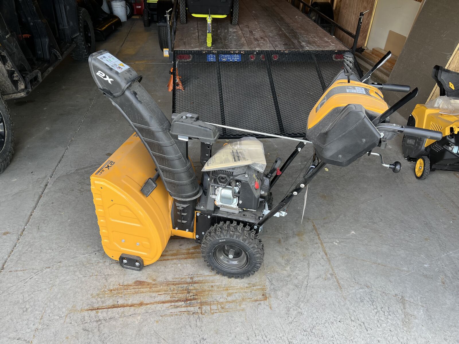 Cub Cadet 24" 2 stage snow blower - brand new