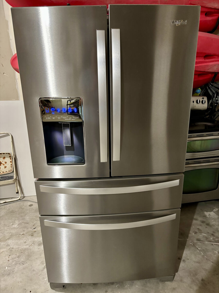 Great Whirlpool French Door Refrigerator/Freezer — Clean, Runs Perfect, Delivery Available