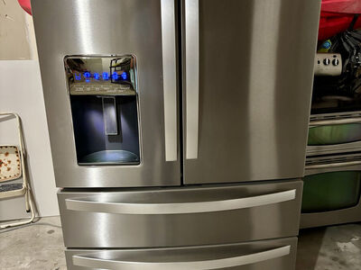 Great Whirlpool French Door Refrigerator/Freezer — Clean, Runs Perfect, Delivery Available