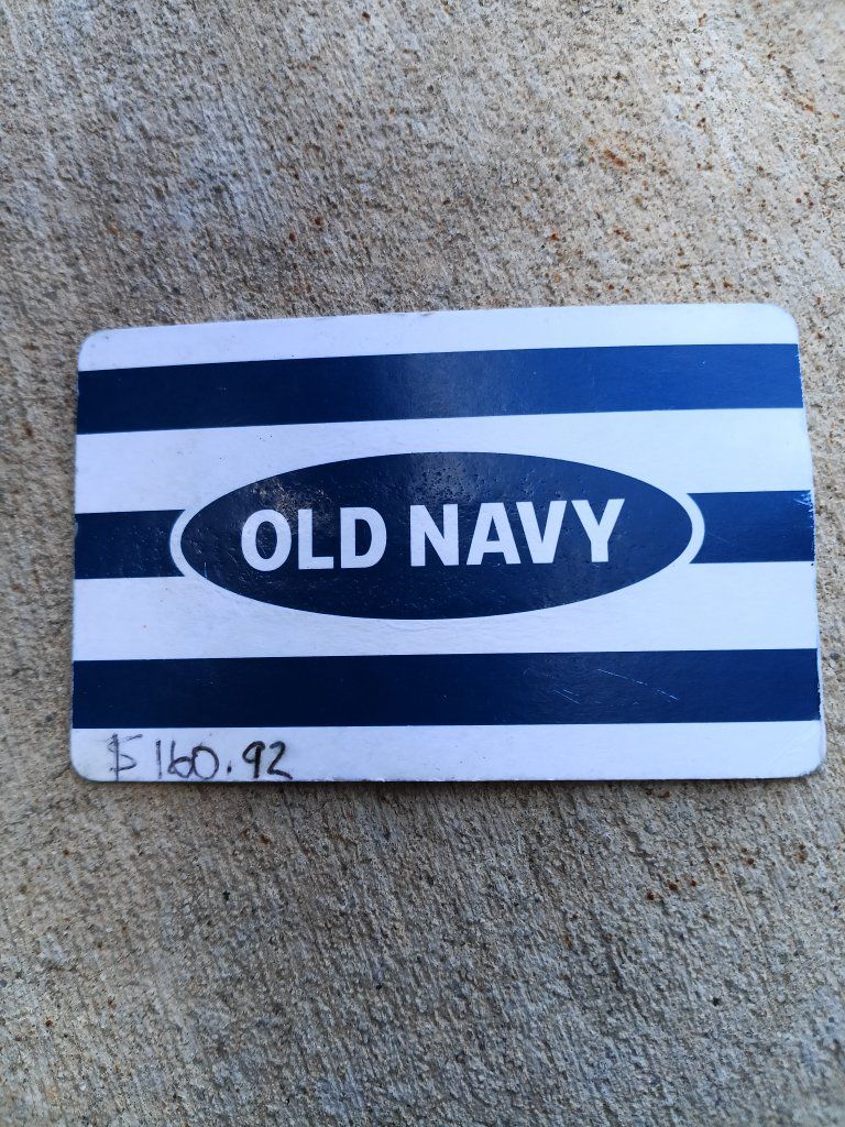 Old Navy Gift Card - $160.92 Value - Redeemable at Old Navy,Gap, Banana Republic, Athleta