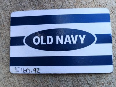 Old Navy Gift Card - $160.92 Value - Redeemable at Old Navy,Gap, Banana Republic, Athleta