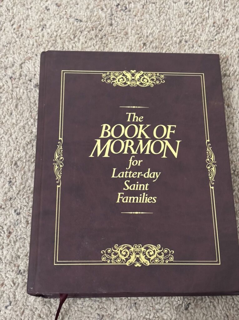 Hardcover Book Of Mormon For Families Large Print
