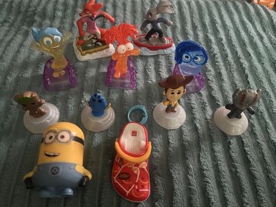 Random Mcdonalds toys, mostly Disney