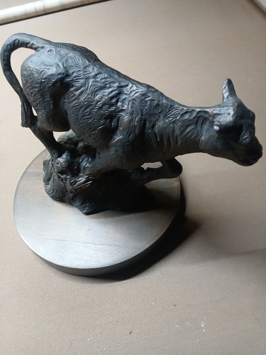 Vintage Terrance Patterson Western Sculpture "Gate Cut" (1991)
