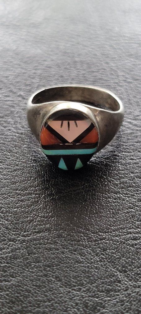 Vintage Zuni Native American sterling silver
