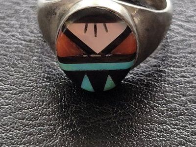 Vintage Zuni Native American sterling silver